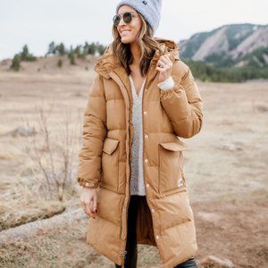 The North Face Tan Puffer Jacket